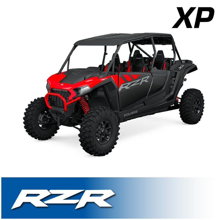 Rugged Radios Polaris RZR XP Complete Communication Kit with Rocker Switch Bluetooth Intercom and 2 - Way Radio - Rugged Terrain