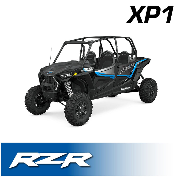 Rugged Radios Polaris RZR XP 1000 Complete Communication Kit with Bluetooth Intercom and 2 - Way Radio - Rugged Terrain