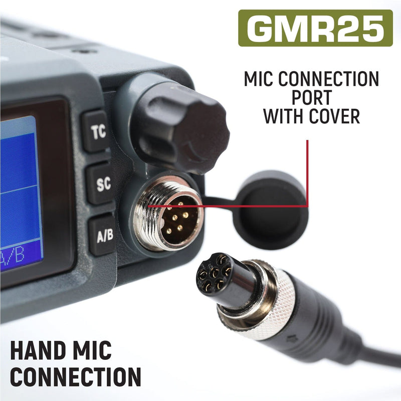 Radio Kit Lite - GMR25 Waterproof GMRS Mobile Radio with Stealth Antenna