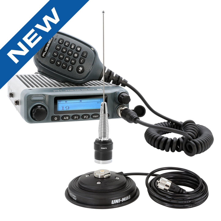 Rugged Radios Radio Kit - Rugged G1 ADVENTURE SERIES Waterproof GMRS Mobile Radio with Antenna - Rugged Terrain