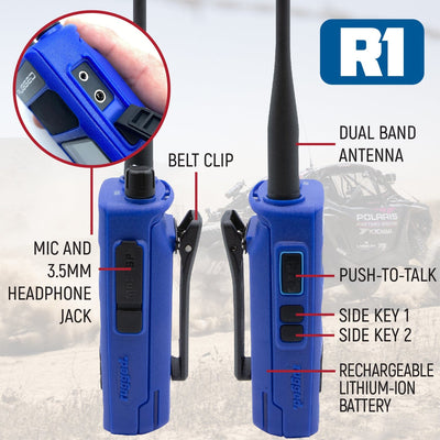 Ready Pack - With Rugged R1 Handheld Radios - Digital and Analog Business Band