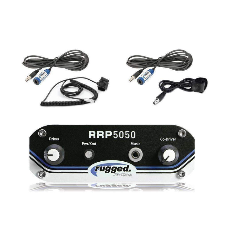 Rugged Radios RRP5050 2 Person Race Intercom Kit - Rugged Terrain