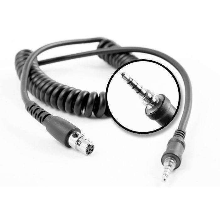 Rugged Radios Standard Horizon HX Series Handheld Radio - Headset Coil Cord - Rugged Terrain