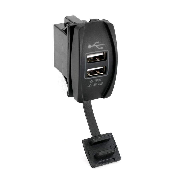Rugged Radios USB Rocker Switch Hub with 4.2 Amp Outlet - Rugged Terrain