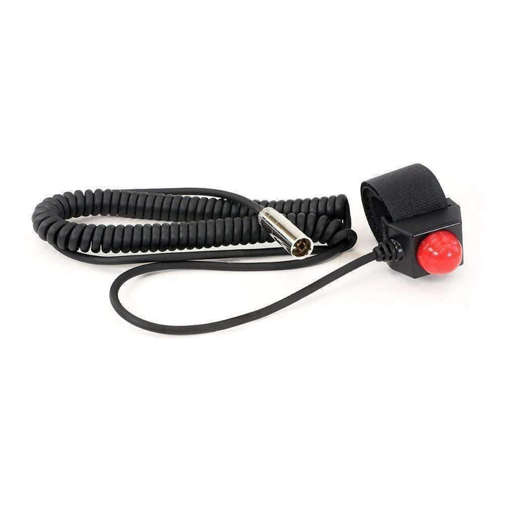 Rugged Radios Velcro Mount Steering Wheel Push to Talk (PTT) with Coil Cord for Car Harnesses - Rugged Terrain