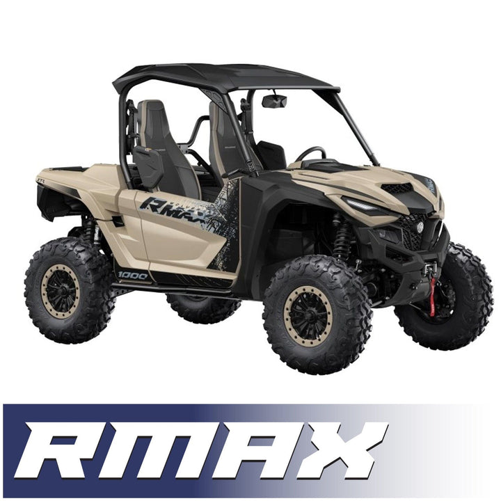 Rugged Radios Yamaha RMAX Complete Communication Kit with Rocker Switch Bluetooth Intercom and 2 - Way Radio - Rugged Terrain