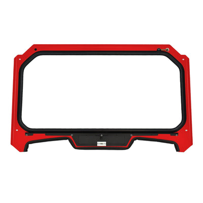 back view windshield closed vent red