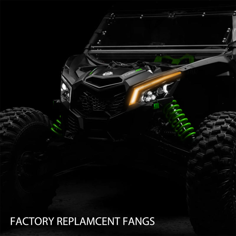 Turn - Signal Plug - & - Play Kit | 2017 - 2026 Can - Am X3 | Sequential Front Fang Lights w/Taillight Integration - Rugged Terrain
