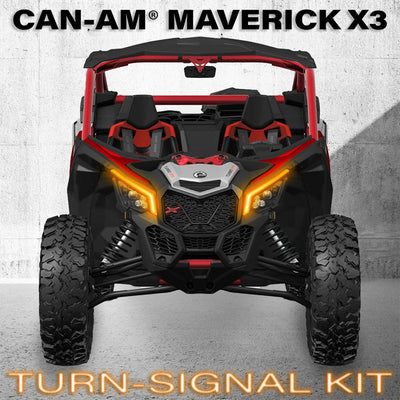 Turn - Signal Plug - & - Play Kit | 2017 - 2026 Can - Am X3 | Sequential Front Fang Lights w/Taillight Integration - Rugged Terrain