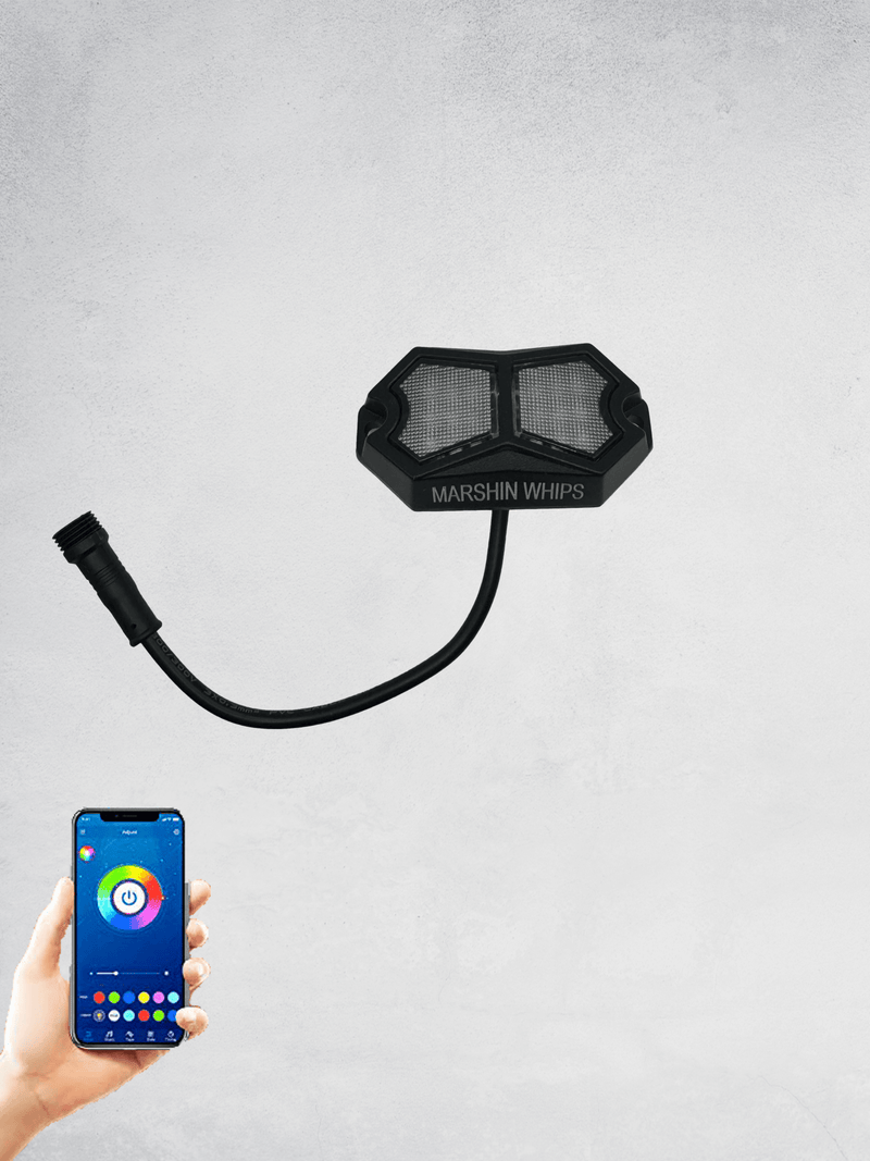 Marshin Whips Rosewell X - 1 Rock lights x8 (Kit) - Rugged Terrain