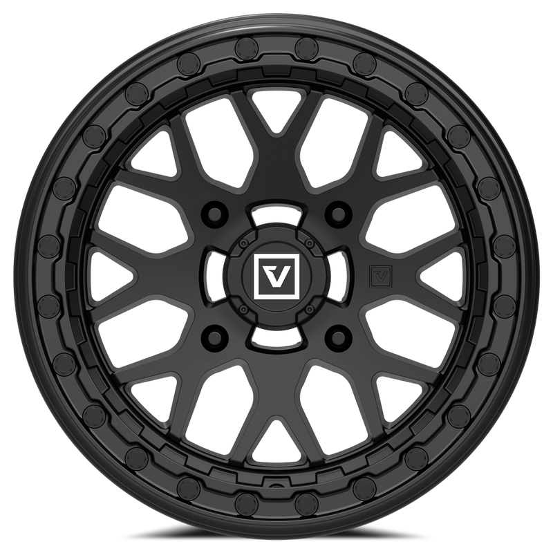 V07 Beadlock UTV Wheel Satin Black