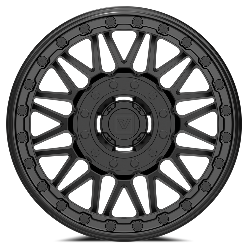 V08 Beadlock UTV Wheel Satin Black