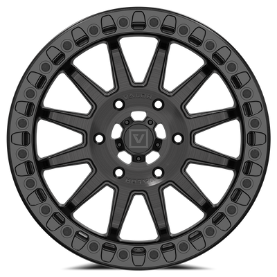 V09 Beadlock UTV Wheel Brushed Charcoal