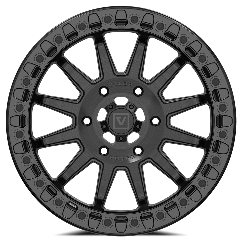 V09 Beadlock UTV Wheel Brushed Charcoal