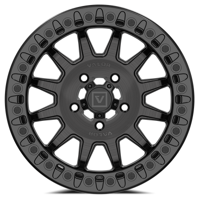 V09 Beadlock UTV Wheel Brushed Charcoal