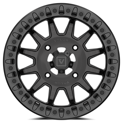 V09 Beadlock UTV Wheel Brushed Charcoal