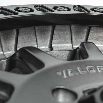 V09 Beadlock UTV Wheel Brushed Charcoal