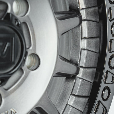V09 Beadlock UTV Wheel Brushed Charcoal