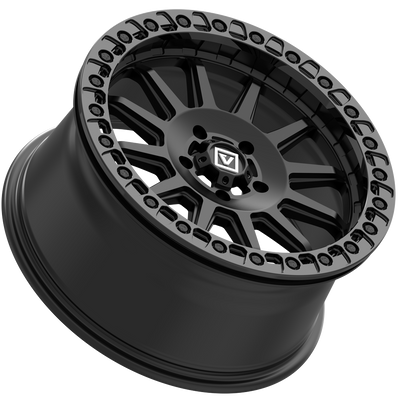 V09 Beadlock UTV Wheel Satin Black