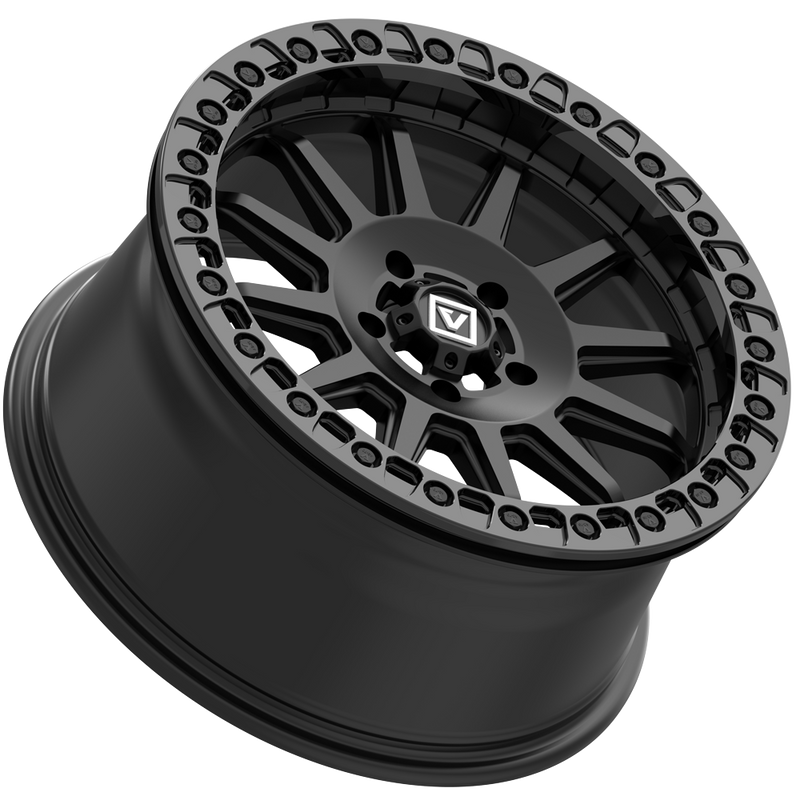 V09 Beadlock UTV Wheel Satin Black