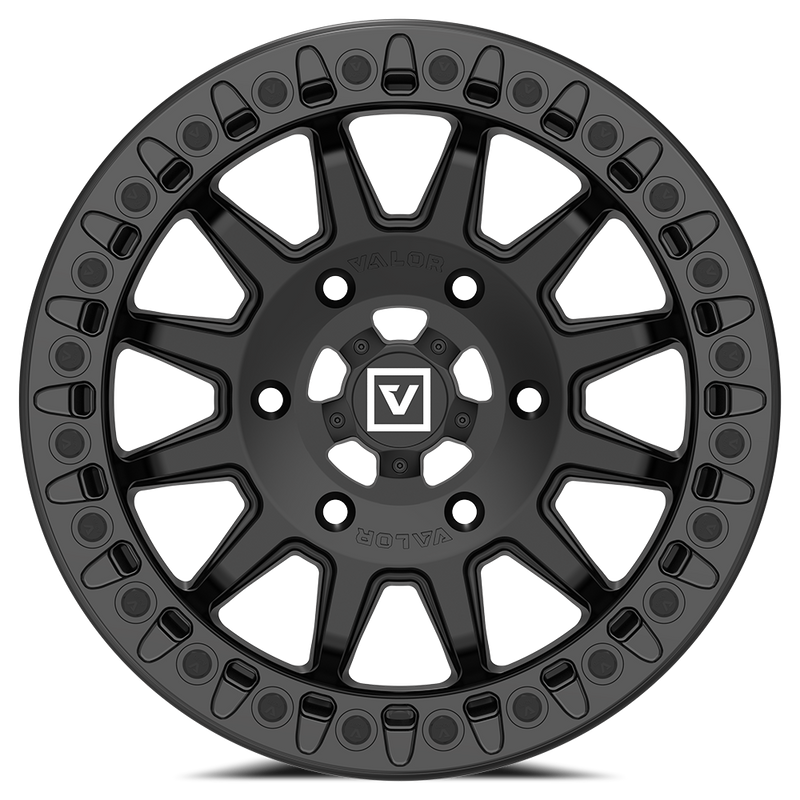 V09 Beadlock UTV Wheel Satin Black