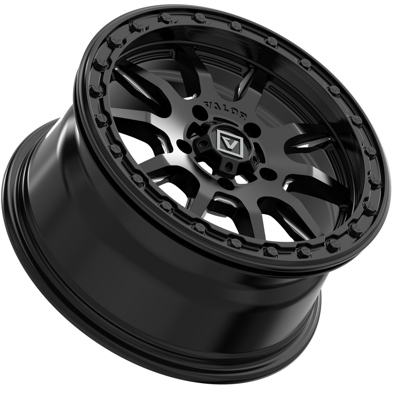 V15 Beadlock UTV Wheel Satin Black