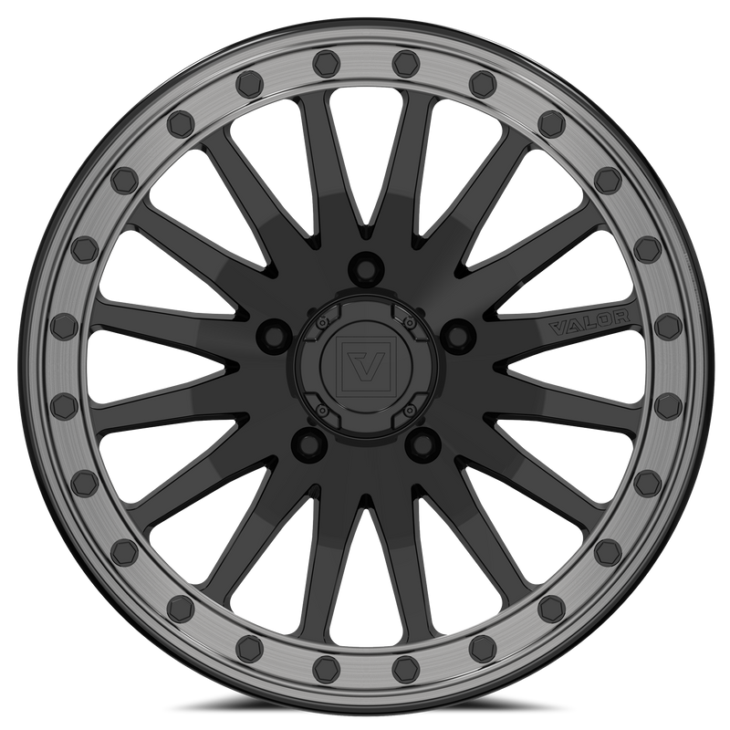 V06 Beadlock UTV Wheel Gloss Black
