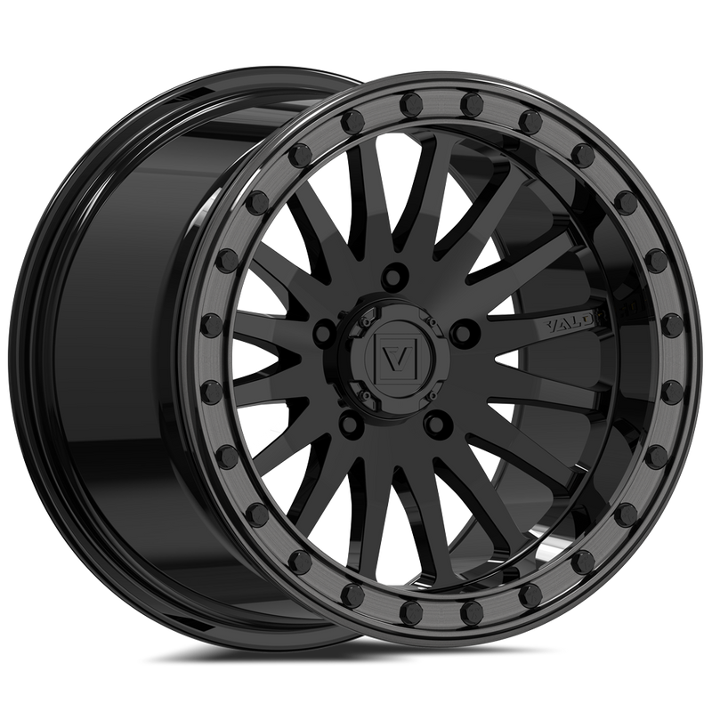 V06 Beadlock UTV Wheel Gloss Black