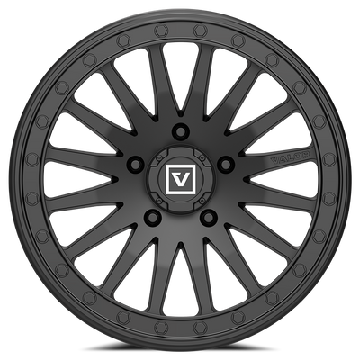 V06 Beadlock UTV Wheel Satin Black