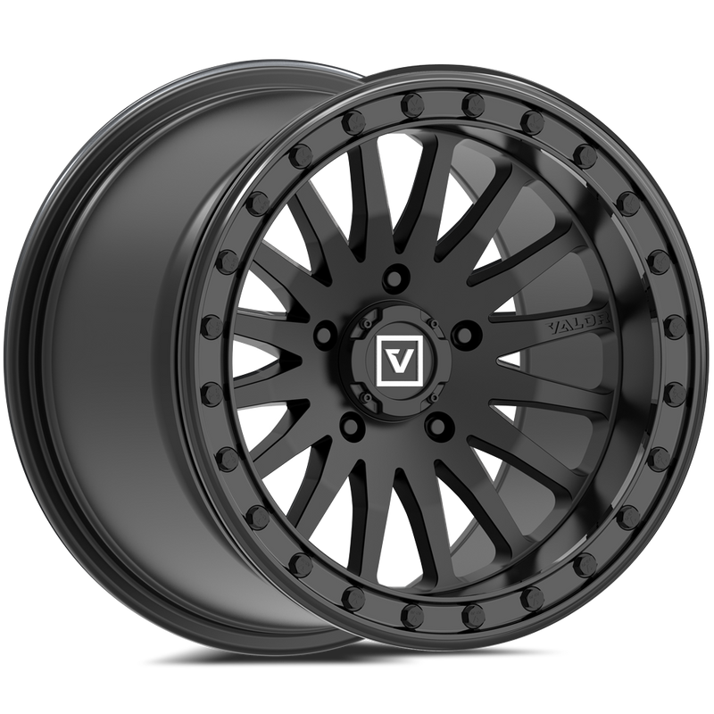 V06 Beadlock UTV Wheel Satin Black