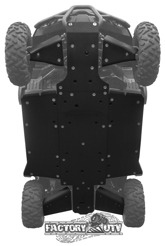 Factory UTV Yamaha Wolverine R - Spec UHMW Ultimate Skid Package - Rugged Terrain
