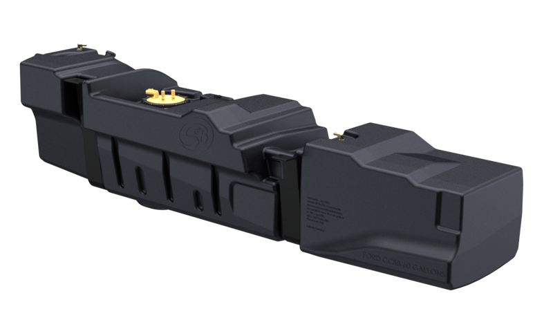 S&B 60 Gallon Replacement Fuel Tank for 2008-2010 Ford Powerstroke 6.4L Crew Cab Short Bed