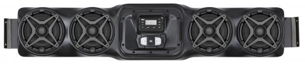 2010 - 2019 Commander, Maverick and 2011 - 2013 Big Red Bluetooth 4 - Speaker Overhead Weather Proof Sound Bar - Rugged Terrain