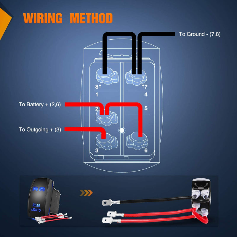 Rear Rocker Switch Spot Light Rockers Switch – Rugged Terrain