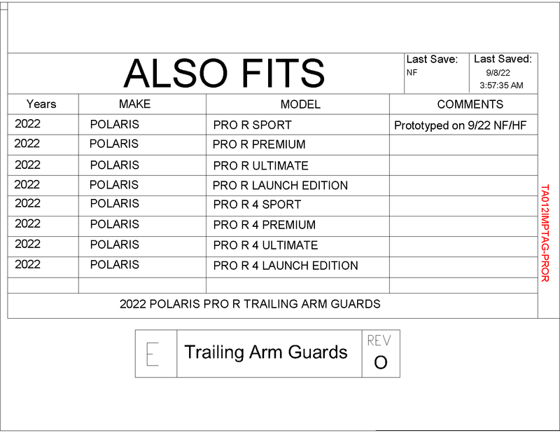 Trail Armor iMpact Trailing Arm Guards | 2022 Polaris RZR Pro R(Vehicle Fitment)