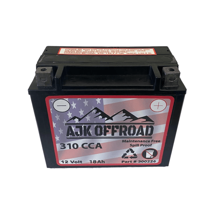 AJK Offroad 310 CCA Battery - Rugged Terrain