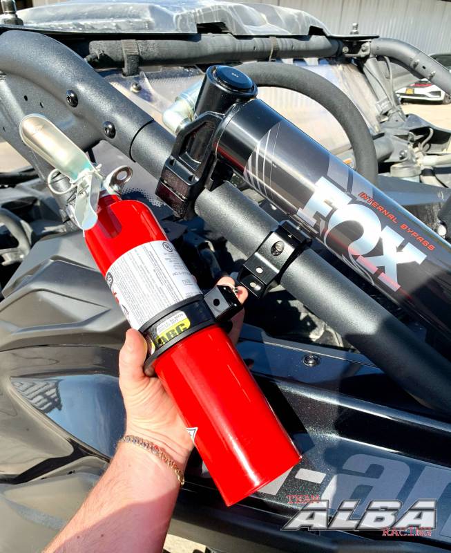 Alba Racing Quick Release Billet Fire Extinguisher Mount