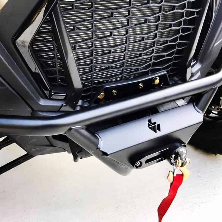 L&W Fab Race Style Winch Bumper For RZR Turbo S - Rugged Terrain