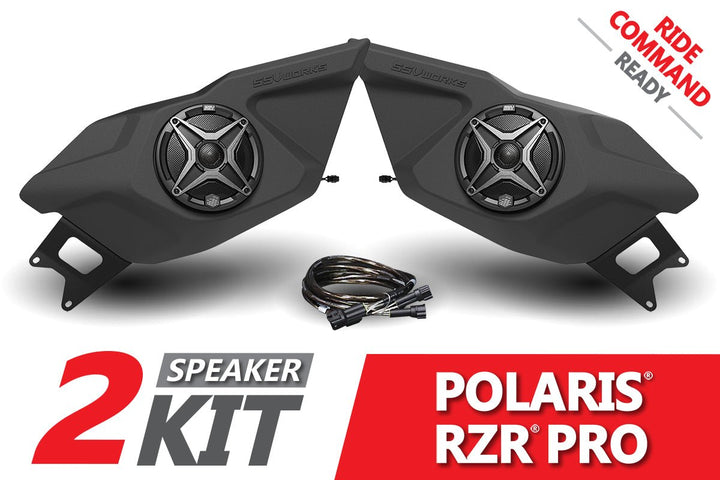 2021 - 2023 Polaris RZR Pro 2 - Seater Door Speaker - Pods for Ride Command - Rugged Terrain