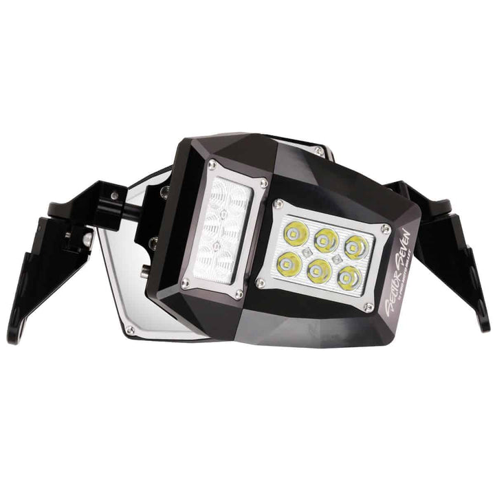 Sector Seven Spectrum LED Light Mirrors With Bung Mount - Can - Am Maverick X3 - Rugged Terrain