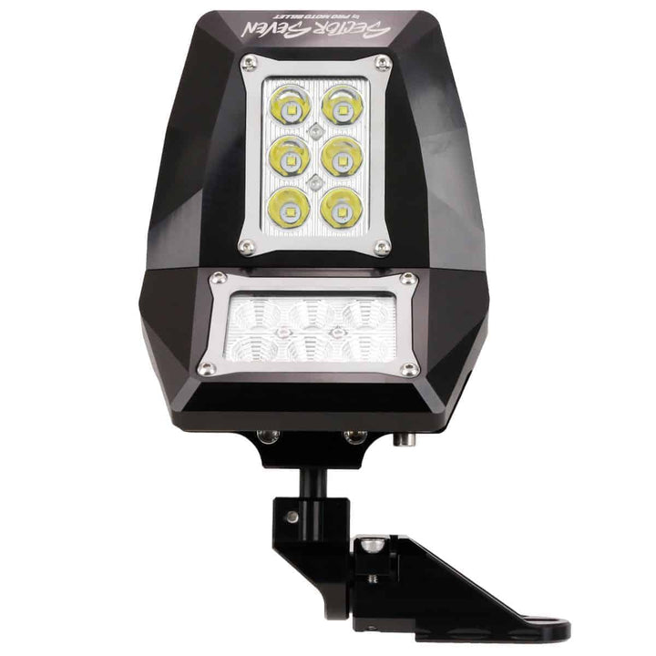Sector Seven Spectrum LED Light Mirrors With Bung Mount - Polaris - Rugged Terrain