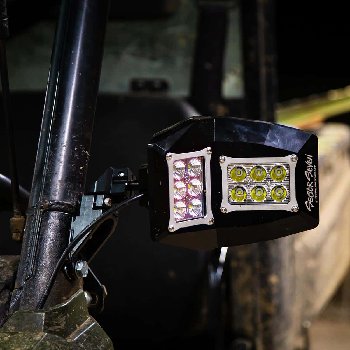 Sector Seven Spectrum LED Light Mirrors With Bung Mount - Polaris ...