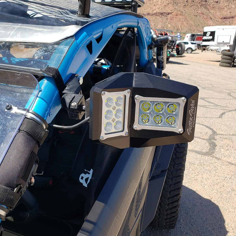 Sector Seven Spectrum Mirrors with Can-Am X3 Bung Mount