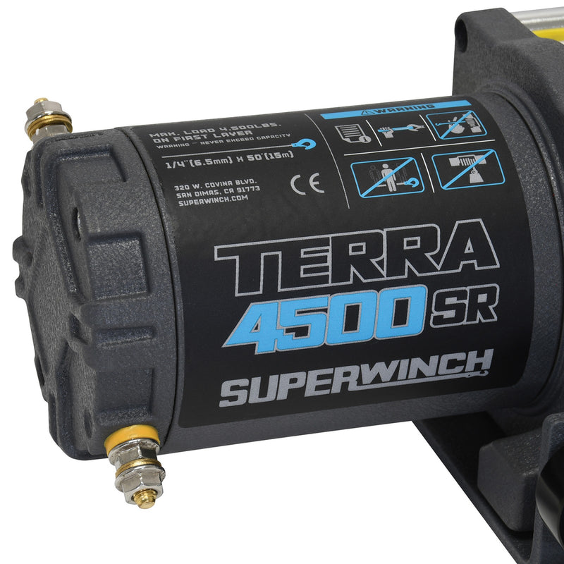Superwinch Terra 4500SR 12v Synthetic Rope Winch