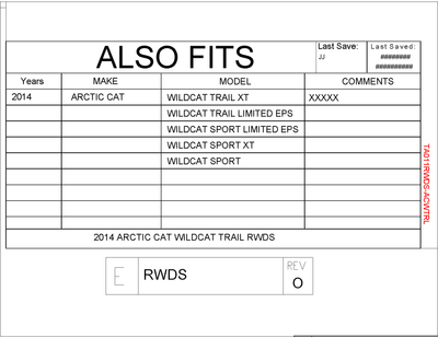 Trail Armor Wildcat Window Dust Seal | 2014-17  Wild Trail \ Wild Sport Model (Vehicle Fitment)
