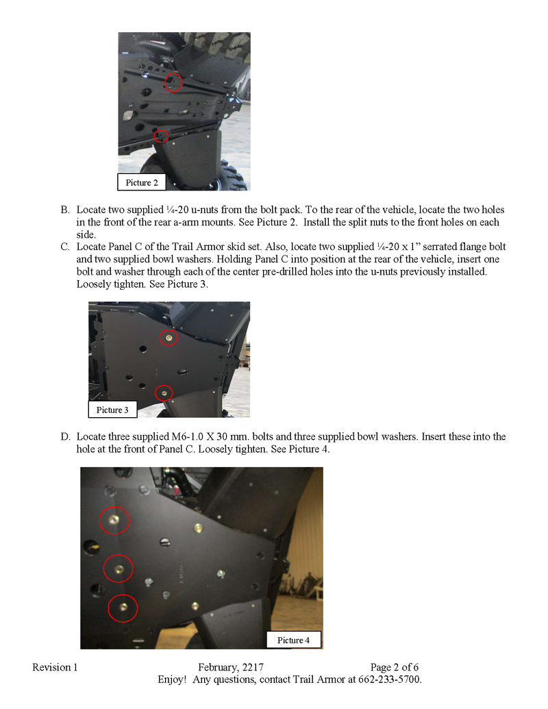 Trail Armor Skid Plates | 2021-22 Polaris Ranger / XP 1000 (Installation Instruction)