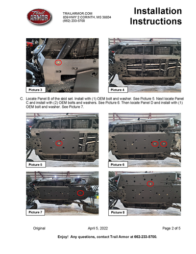Trail Armor Skid Plate / Rock Sliders | Polaris RZR Pro R 4 Installation Instructions