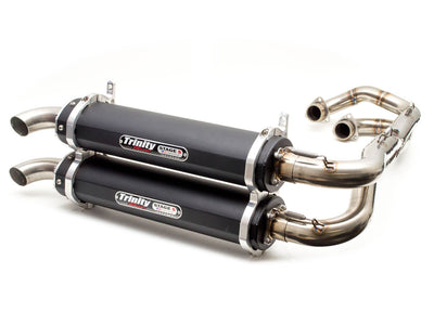 Trinity Racing Stage 5 Black Full Exhaust System (RZR S 1000)