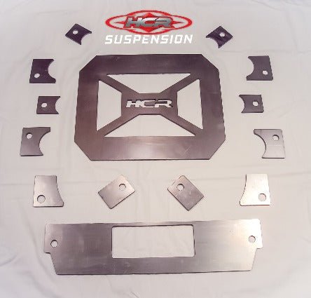 HCR Racing RZR - 04420 Polaris RZR XP 900 OEM Gusset Frame Brace Kit - Rugged Terrain