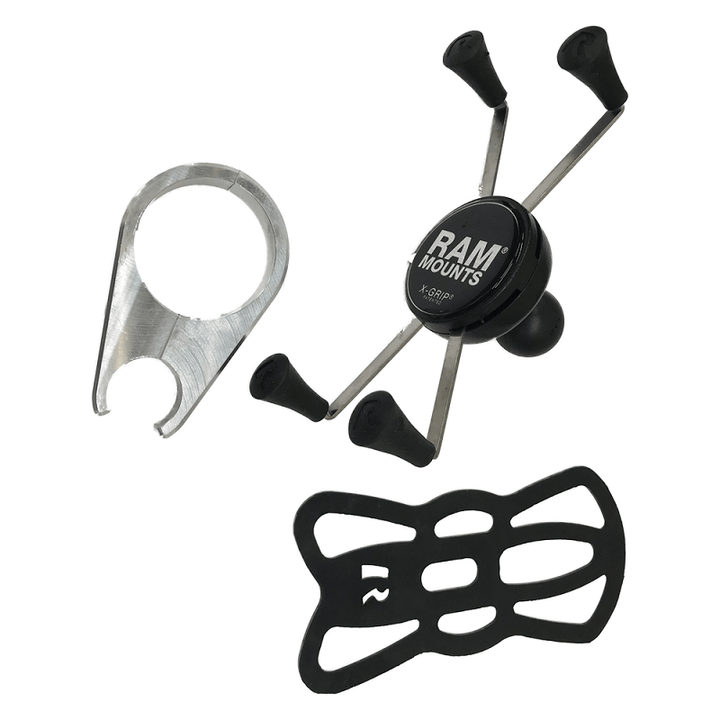AJK Offroad Roll Cage X - Grip Phone / Tablet Ram Mount - Rugged Terrain